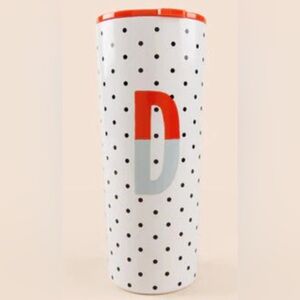 Kate Spade Initial stainless steel 24 oz Tumbler - D